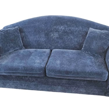 Traditional Blue Sofa