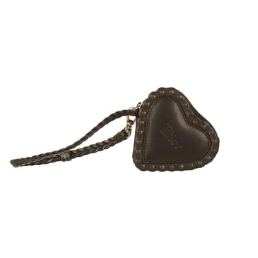 Dior Black Studded Heart Mini Bag