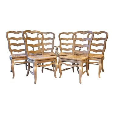 Pennsylvania House Country French Cerused Dining Chairs - Set of 6 