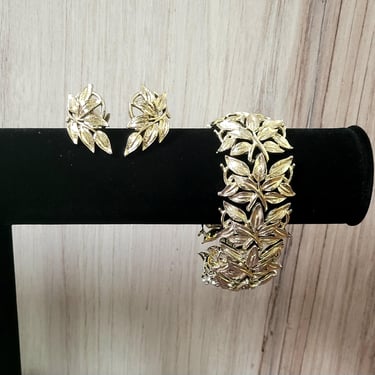 Vintage Coro Silver Bracelet and Earrings 