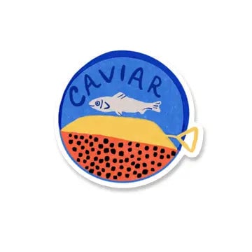 Caviar Fish Sticker