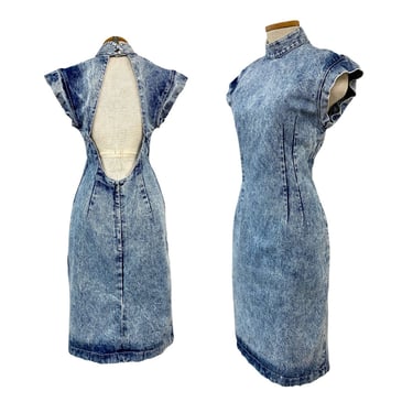 white christmas dresses Amazing 80s Laura Ashley Denim Oversized Smock Pinafore Dress  The Pansy  Garden