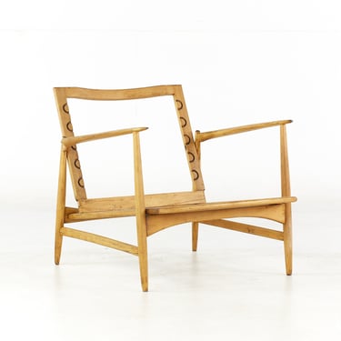 Kofod Larsen Mid Century Danish Walnut Lounge Chair Frame - mcm 