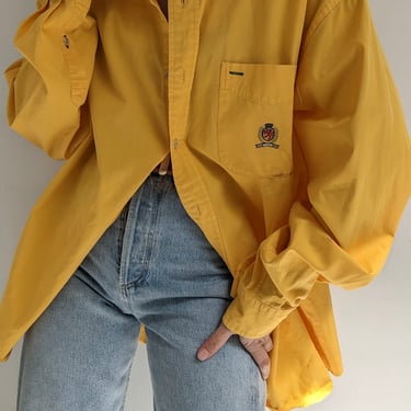 90s Tommy Hilfiger Mango Cotton Shirt