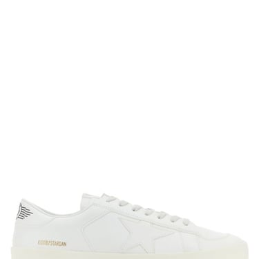 Golden Goose Deluxe Brand Man White Synthetic Leather Stardan Sneakers