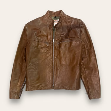 Vintage 1970’s Harley Davidson AMF Leather Cafe Racer Jacket