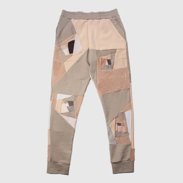 Khaki 'all-over reroll' jogger