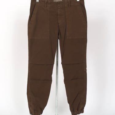 Cropped Military Pant - Coffee