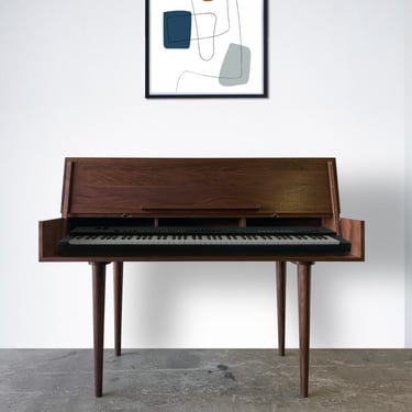 Solid Walnut Piano / Keyboard Table - custom 