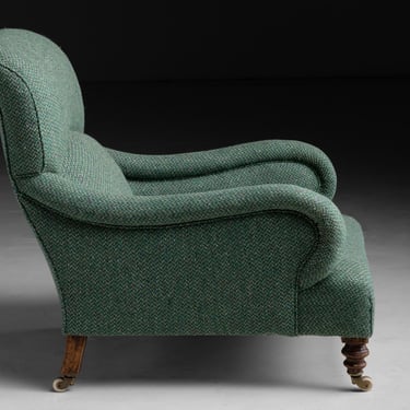 Deep Armchair in Tweed by Pierre Frey
