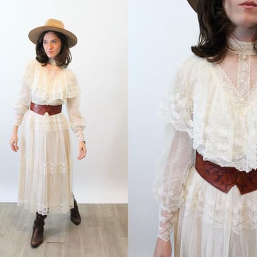 1970s Gunne Sax style boho dress small medium | new spring summer 