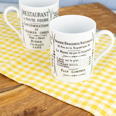 Pillivuyt Brasserie Mug  - Set of 2