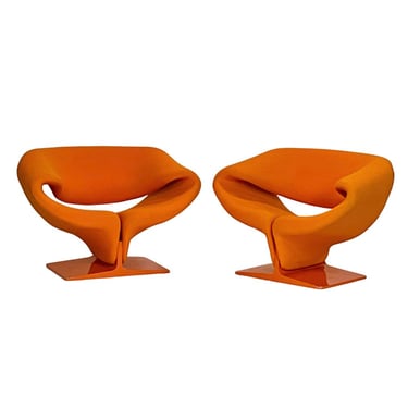Pair of Pierre Paulin Ribbon Chair by Artifort