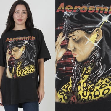 Vintage Giant Aerosmith Shirt 1994 Tour Steven Tyler Double Sided Size XL 