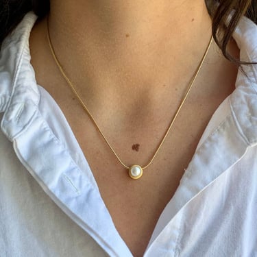 Philippa Roberts | Pearl in Circle Necklace