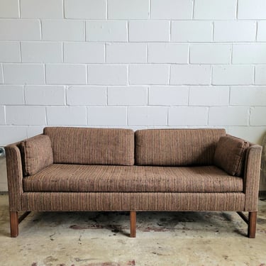 Mid Century Tweed Sofa