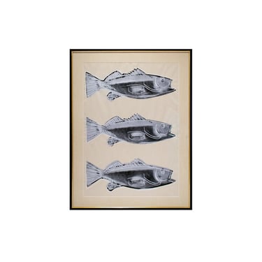 Andy Warhol Framed Fish Print (F. &amp; S. IIIA.39) 1983