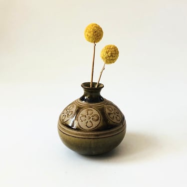 Pottery Bud Vase by OMC Japan 