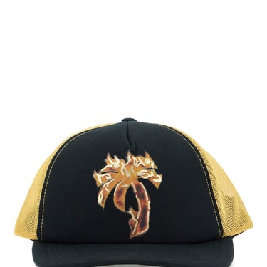 Palm Angels "Burning Palm Trucker Hat Men