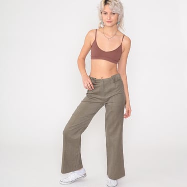 1970s corduroy pants, flare leg, vintage 70s pants, high