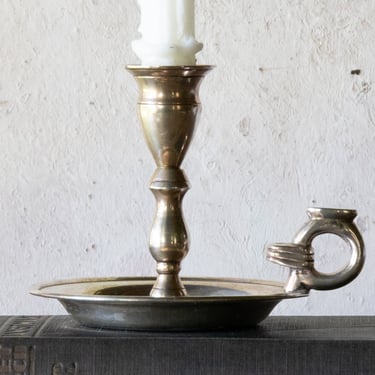 Brass Candle Holder Chamberstick Candlesticks Holder Chamber Stick