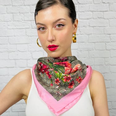 Gucci GG Flora scarf, Multi-Color
