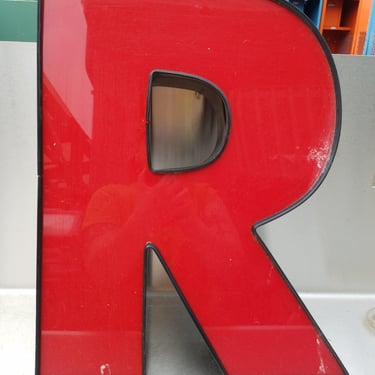 Steel LED Sign Letter 17 inches - R