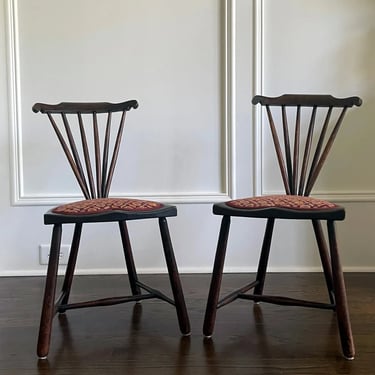 Rare pair of Vienna Secession Modern Chairs by Adolf Loos