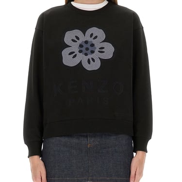 Kenzo Women Sweatshirt With &quot;Boke Flower&quot; Embroidery