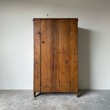 Antique Rustic Primitive Cabinet Cupboard 