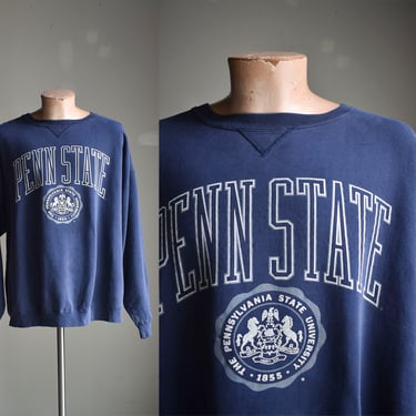 Vintage Pullover Crewneck / Vintage Penn State Reverse Weave Pullover / Vintage Penn State University Pullover Sweatshirt / Penn State XXL 