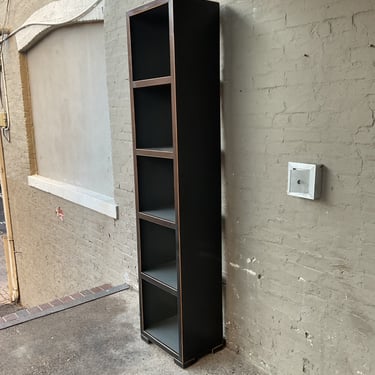 Tall Lacquer Double Sided Bookcase