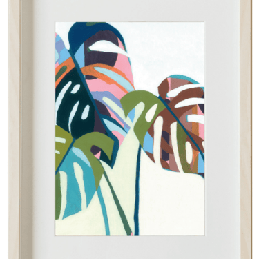 Monstera Trio Art Print