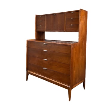 Free Shipping Within Continental US - Vintage Mid Century Modern Dresser Cabinet Storage Drawers 