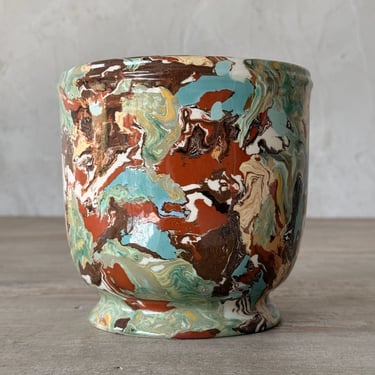 Brown &#038; Green Cachepot