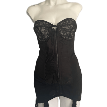 1950's Black Full Girdle Size 36B