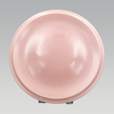 LARGE Vernon Kilns Ultra California Carnation Chop Plate | Vintage Pottery Mid Century Modern Dinnerware Pink Serveware 