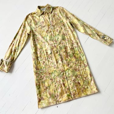 1960s Floral Print Raincoat 