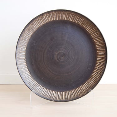 Set of 4 Danish Modern Amazonas Dinner Plates by BR Ceramic Einar Helleroe 