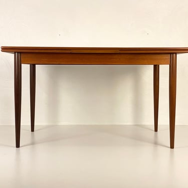 Danish Teak Extension Dining Table, Circa 1960s - Please ask for a shipping quote before you buy. 