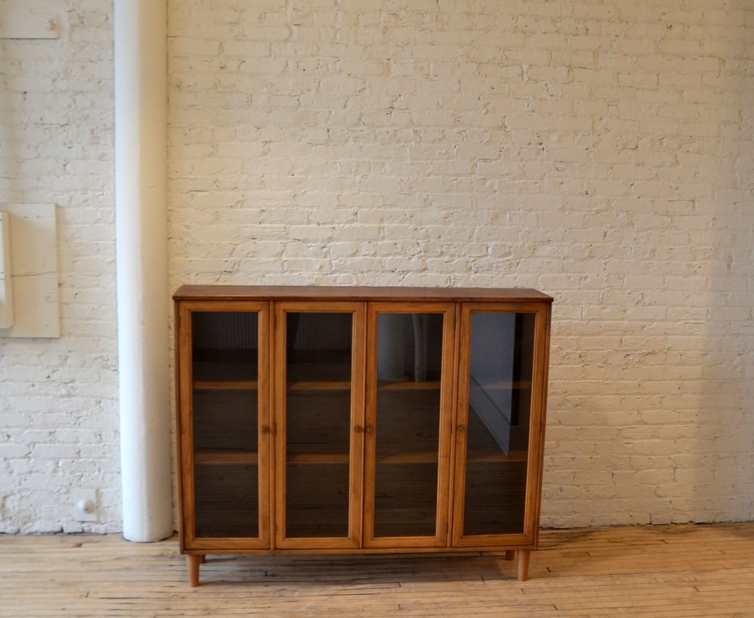 MCM Walnut Bookcase / Bar / Console / Display Reclaimed