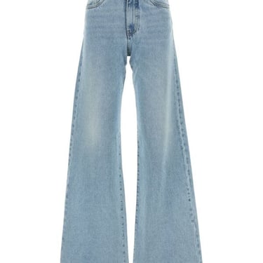 Coperni Woman Denim Wide-Leg Jeans