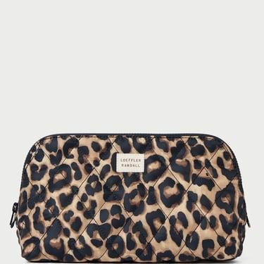 Frances Leopard Cosmetic Pouch