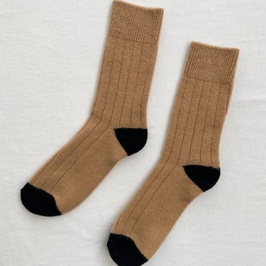 Le Bon Shoppe - Cashmere Classic Socks - Camel