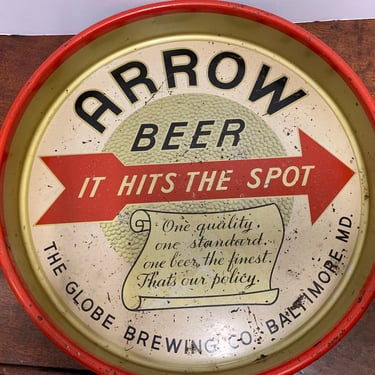 Vintage Arrow Beer Tray 