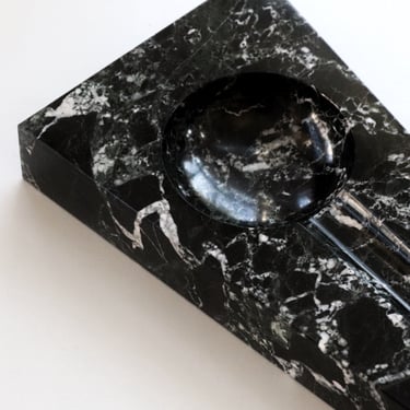 Black Marble Ashtray