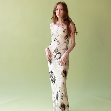 Printed Slip Dress | Moschino Cheap & Chic 