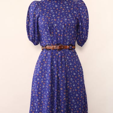 Belle France Cobalt Cottage Dress XS/S