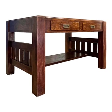 Heirloom Furniture Quarter Sawn Oak Mission Desk 