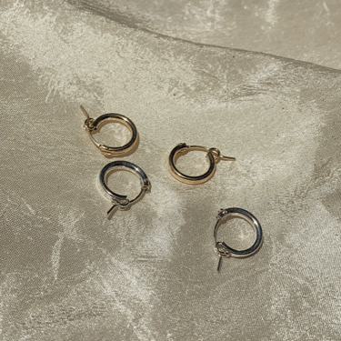 Everyday Gold Click Hoop Earrings